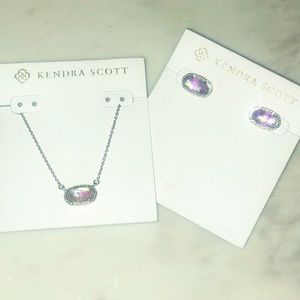 KENDRA SCOTT🆕 Elisa Silver Necklace & Earrings